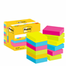 Viestilappu Post-it Energetic 38x51mm värilajitelma 12 kpl