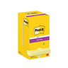 Viestilappu Post-it Super Sticky 76x76mm keltainen 12 kpl