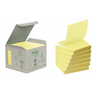 Viestilappu Post-it Z Eko 76x76mm keltainen 6 kpl