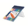 Kuitukärkikynä Staedtler Triplus Color 10 väriä