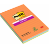 Viestilappu Post-it Super Sticky 102x152mm viivoitettu 3 kpl