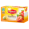 Tee musta pussitee Strawberry 20 pussia Lipton