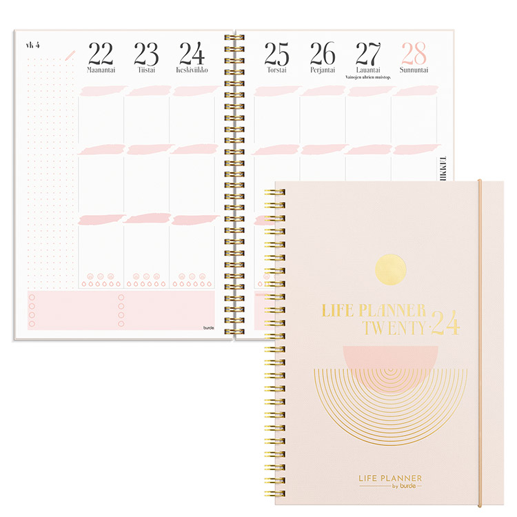 LIFE PLANNER PINK  2024
