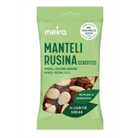 Manteli-rusinasekoitus Meira 120 g - ei lisättyä suolaa, napostele tai laita glögiin