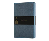 Muistikirja Castelli Milano Harris Slate Blue A5 ruudutettu 224 s