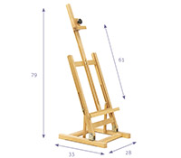 Siirry tuotteeseen Maalausteline pöydälle Classic Museo Ventoux pyökkiä - alle 60 cm korkeille maalauspohjille