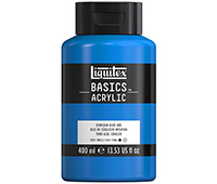 Akryyliväri Liquitex Basics taivaansininen 400 ml - vesipohjainen, laadukkaat pigmentit