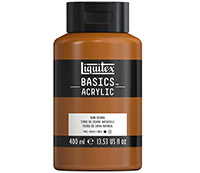 Akryyliväri Liquitex Basics keltaokra 400 ml - vesipohjainen, laadukkaat pigmentit