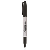 Merkkauskynä Sharpie Fine Point musta - tarttuu pysyvästi useimmille pinnoille