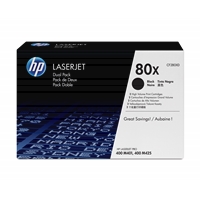 Värikasetti HP 80X CF280XD musta dual pack/2
