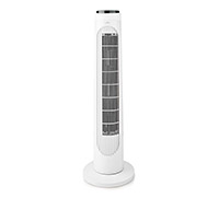 Tornituuletin Nedis valkoinen 76 cm kaukosäätimellä - oskillointi, ajastin