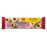 Keksi Schär Piruetti vadelmatäyte gluteeniton 110 g - laktoositon, vegaaninen