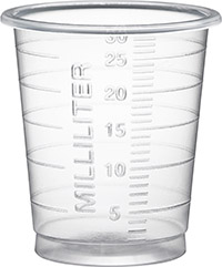 Lääkelasi - lääkemitta kirkas 30 ml eco /80 - kertakäyttöinen lääkeannostelija