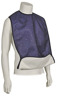 Ruokalappu Abena Classic sininen nepparikiinnitys