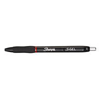 Geelikynä Sharpie S-Gel 0,7 punainen - ei tahraa eikä vuoda, uudelleentäytettävä