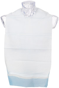 Siirry tuotteeseen Ruokalappu Abena 37 x 70 cm sininen teippikiinnitys /100