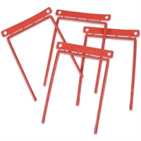 Arkistohaarukka F-binder 8cm punainen /100 kpl ltk