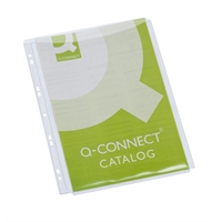 Paljetasku Q-CONNECT A4 PVC 0.18 /5
