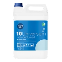 Yleispuhdistusaine Kiilto Pro 10 Universum hajusteeton 5 L - kotimainen ja Joutsenmerkitty