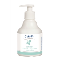 Käsivoide Kiilto Care Lotion 300ml pumppupullo - mieto tuoksu, sis. parafiiniöljyä