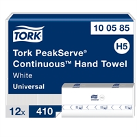 Käsipyyhe Tork PeakServe Continous H5 - suuri kapasiteetti, 2100 käsipaperia, nopea annostelu