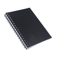 Konttorikirja A4/160 kierresidottu musta