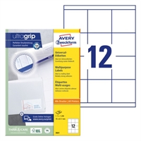 Monikäyttötarra Avery 3661 70 x 67,7 mm /1200