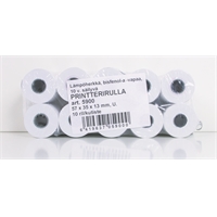 Lämpöpaperirulla 57x33/13 mm 14 m - kotimainen BPA-vapaa Jujo Thermal AP45KS-FD paperi, säilyy 10 v