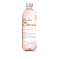 Vitamiinivesi Vitamin Well Antioxidant persikka 500 ml (pantti ei sis) - seleeni, mangaani