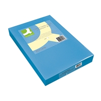Kopiopaperi Q-CONNECT A4 80g sininen /500