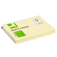 Viestilappu Q-CONNECT 76x102mm FSC keltainen