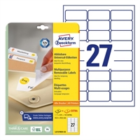 Monitoimitarra Avery L4737 irrotettava 63,5x29,6/675 - FSC-sertifioitu