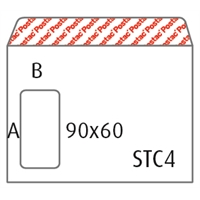 Isoikkunakuori C4 Postac 95g STAH 90x60 /500
