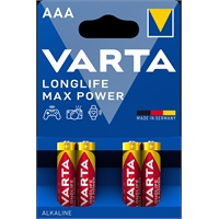 Paristo Varta Longlife Max Power AAA LR3 /4 kpl pkt - esim. kamerat ja peliohjaimet