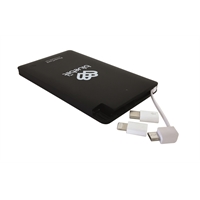 Varavirtalähde Bluebiit Powercard 5000 mAh - sisältää 3 erilaista adapteria!