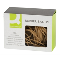 Kumirengas Q-CONNECT® nro 16 1.5X60mm ruskea/100g