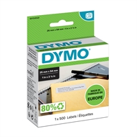 Tarra Dymo LW osoite 54x25mm/500 pysyvä liima
