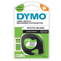 Teippi Dymo Letratag paperi 12 mm x 4 m