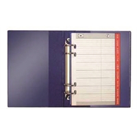 Puhelinmuistio/käyntikorttikansio sininen