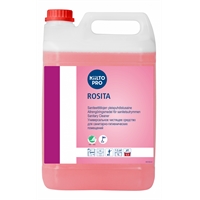 Puhdistusaine Kiilto Rosita 5L - kotimainen ja Joutsenmerkitty, ei pisarajälkiä