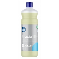 Lattioiden puhdistus- ja hoitoaine Kiilto Illusia 10 1L - kotimainen, hajusteeton, Joutsenmerkitty