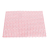 Siivouspyyhe Prima Eco punainen 35x40cm /10 - nukkaamaton, biohajoava, konepestävä