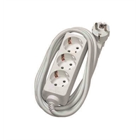 Sähköjohto Airam 3-os/3M/45°maadoitettu valkoinen