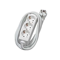 Sähköjohto Airam-3-os/5M/45°maadoitettu valkoinen
