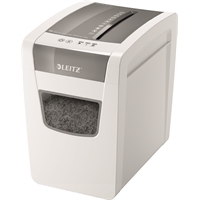 Paperintuhooja Leitz IQ Slim Home Office 4x28mm - silppuri, joka tuhoaa myös niitit ja klemmarit