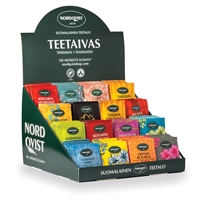 Tee Nordqvist Teetaivas /160 - pussiteelajitelmassa 15 eri makua