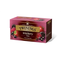 Tee Twinings Wild Berries /25 pss ltk - mansikaa, karhunvatukkaa, mustaherukkaa ja vadelmaa