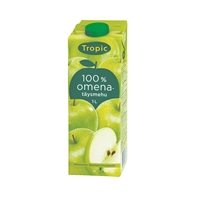 Täysmehu Tropic omena 100% 1 l - ei lisättyä sokeria, eikä lisä- tai säilöntäaineita