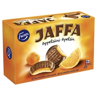 Keksi Fazer Jaffa Appelsiini 300g vähälaktoosinen - säilöntäaineeton suomalainen suosikkimaku
