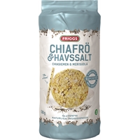 Maissikakku Friggs Chiasiemen & Merisuola ohut 130g - täysjyvää ja runsaasti kuitua, gluteeniton